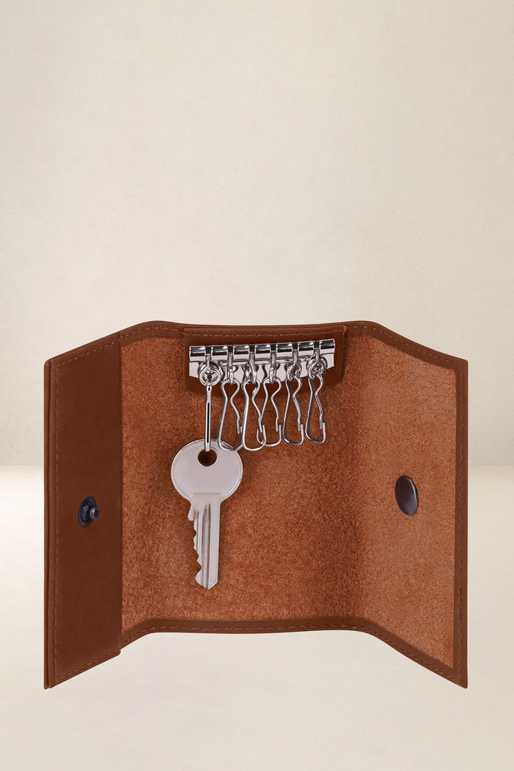 Accessoire en cuir en cuir pleine fleur ILION coloris fauve, vue intérieure n°1 – Ateliers Fourès