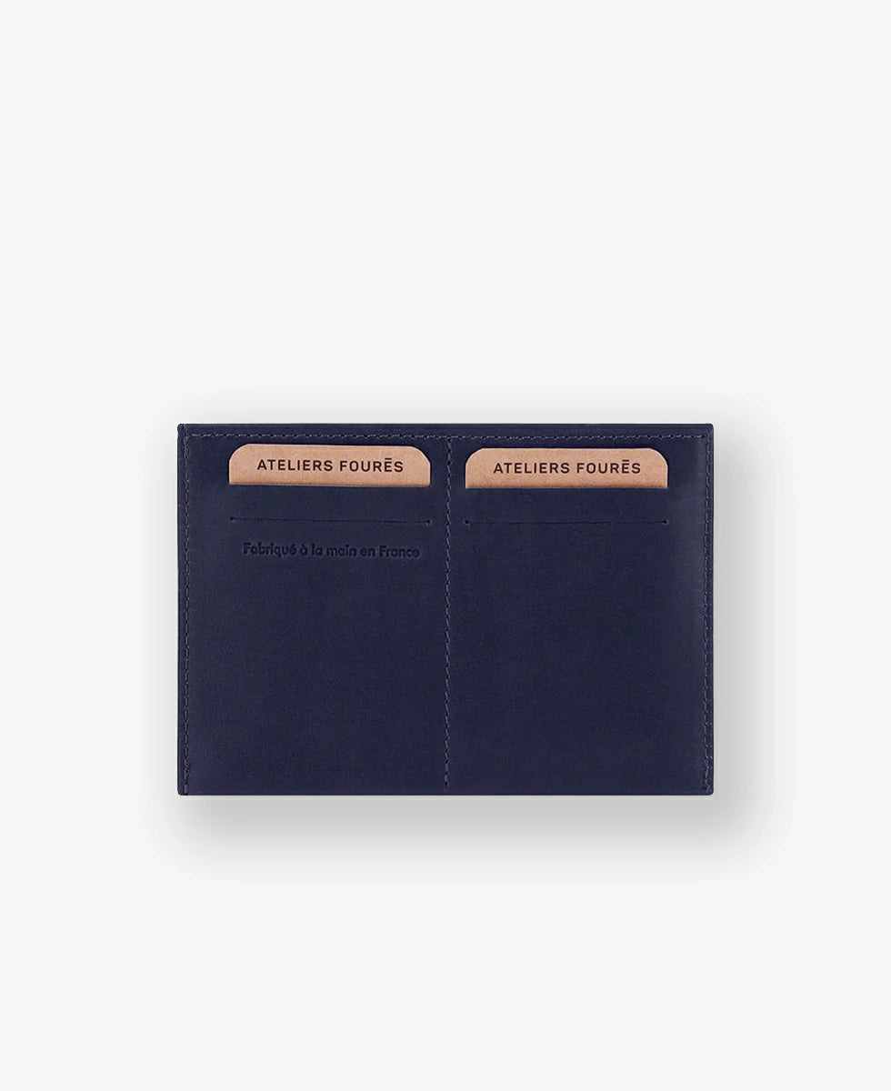 Porte papiers voiture cuir, Made In France Ateliers Fourès